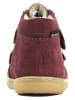 Richter Shoes Leder-Barfußschuhe "Dash" in Dunkelrot