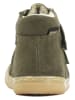 Richter Shoes Leren barefootschoenen "Dash" kaki
