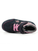 Richter Shoes Leder-Sneakers "Alessa" in Dunkelblau/ Rosa