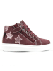 Richter Shoes Leder-Sneakers "Alessa" in Dunkelrot