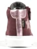 Richter Shoes Leder-Sneakers "Alessa" in Dunkelrot