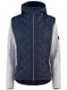 KARI TRAA Hybride vest "Martine" donkerblauw/grijs