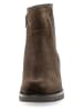 Gabor Leren enkellaarzen bruin