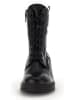 Gabor Leder-Stiefeletten in Schwarz