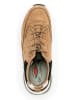 Gabor Leder-Sneakers in Beige/ Schwarz