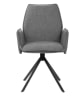 Homla Stuhl "Lugro" in Grau - (B)60 x (H)82 x (T)56 cm