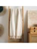 Homla Plaid "Gado" crème - (L)170 x (B)130 x (H)170 cm