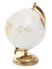 Homla Globus "Globe" in Gold/ Weiß - (B)18 x (H)25 cm