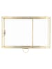 Homla Schmuckkästchen "Grazia" in Transparent/ Gold - (B)23 x (H)8 x (T)15 cm