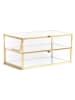 Homla Sieradenkast "Grazia" kleurloos/goudkleurig - (B)21 x (H)12 x (D)10 cm