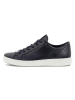 Ecco Leren sneakers "Soft 7" donkerblauw