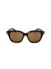 Gucci Damskie okulary przeciwsłoneczne w kolorze brązowym