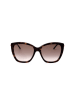 Jimmy Choo Damskie okulary przeciwsłoneczne w kolorze brązowym