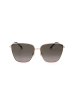 Jimmy Choo Damen-Sonnenbrille in Gold/ Braun