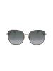 Jimmy Choo Damskie okulary przeciwsłoneczne w kolorze złoto-szarym