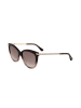 Jimmy Choo Dameszonnebril zwart-bruin/goudkleurig