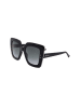 Jimmy Choo Damskie okulary przeciwsłoneczne w kolorze czarnym