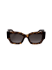 Jimmy Choo Damskie okulary przeciwsłoneczne w kolorze jasnobrązowo-czarnym