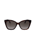 Jimmy Choo Damskie okulary przeciwsłoneczne w kolorze czarno-brązowo-szarym