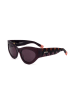Missoni Damskie okulary przeciwsłoneczne w kolorze ciemnofioletowo-czarnym