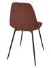 Ethnical Life 4-delige set: eetkamerstoelen "Scott" oranje - (B)45 x (H)85 x (D)54 cm