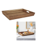 Ethnical Life Tablett in Natur - (L)42 x (B)33 cm