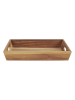 Ethnical Life Tablett in Natur - (L)32 x (B)23 cm