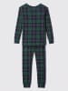 GAP Pyjama in Grün/ Dunkelblau