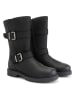 TRAVELIN' Leder-Boots "Barstad" in Schwarz