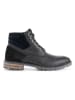 TRAVELIN' Leder-Boots "Harrington" in Schwarz