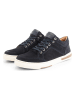 TRAVELIN' Leder-Sneakers "Oakham" in Dunkelblau