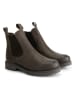 TRAVELIN' Leder-Chelsea-Boots "Risor" in Braun