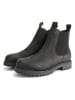 TRAVELIN' Leren chelseaboots "Risor" zwart