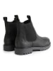 TRAVELIN' Leren chelseaboots "Risor" zwart