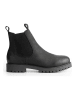 TRAVELIN' Leren chelseaboots "Risor" zwart