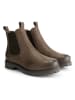 TRAVELIN' Leder-Chelsea-Boots "Risor" in Braun