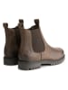 TRAVELIN' Leder-Chelsea-Boots "Risor" in Braun