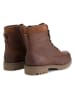 TRAVELIN' Leren boots "Storasund" lichtbruin