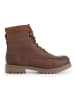 TRAVELIN' Leren boots "Storasund" lichtbruin