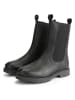 TRAVELIN' Leren chelseaboots "Suldal" zwart