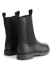 TRAVELIN' Leren chelseaboots "Suldal" zwart