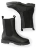 TRAVELIN' Leren chelseaboots "Suldal" zwart