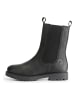 TRAVELIN' Leren chelseaboots "Suldal" zwart