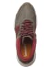 Timberland Leder-Boots "Boroughs" in Khaki/ Rot