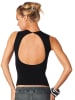 Intimidea Top in Schwarz