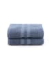 Elizabed 2-delige set: badhanddoeken blauw