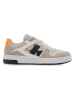 CALVIN KLEIN JEANS Leder-Sneakers in Beige/ Weiß/ Schwarz