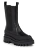 CALVIN KLEIN JEANS Leren chelseaboots zwart