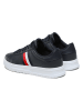 Tommy Hilfiger Shoes Leder-Sneakers in Schwarz/ Weiß