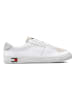 Tommy Hilfiger Shoes Leder-Sneakers in Weiß/ Beige